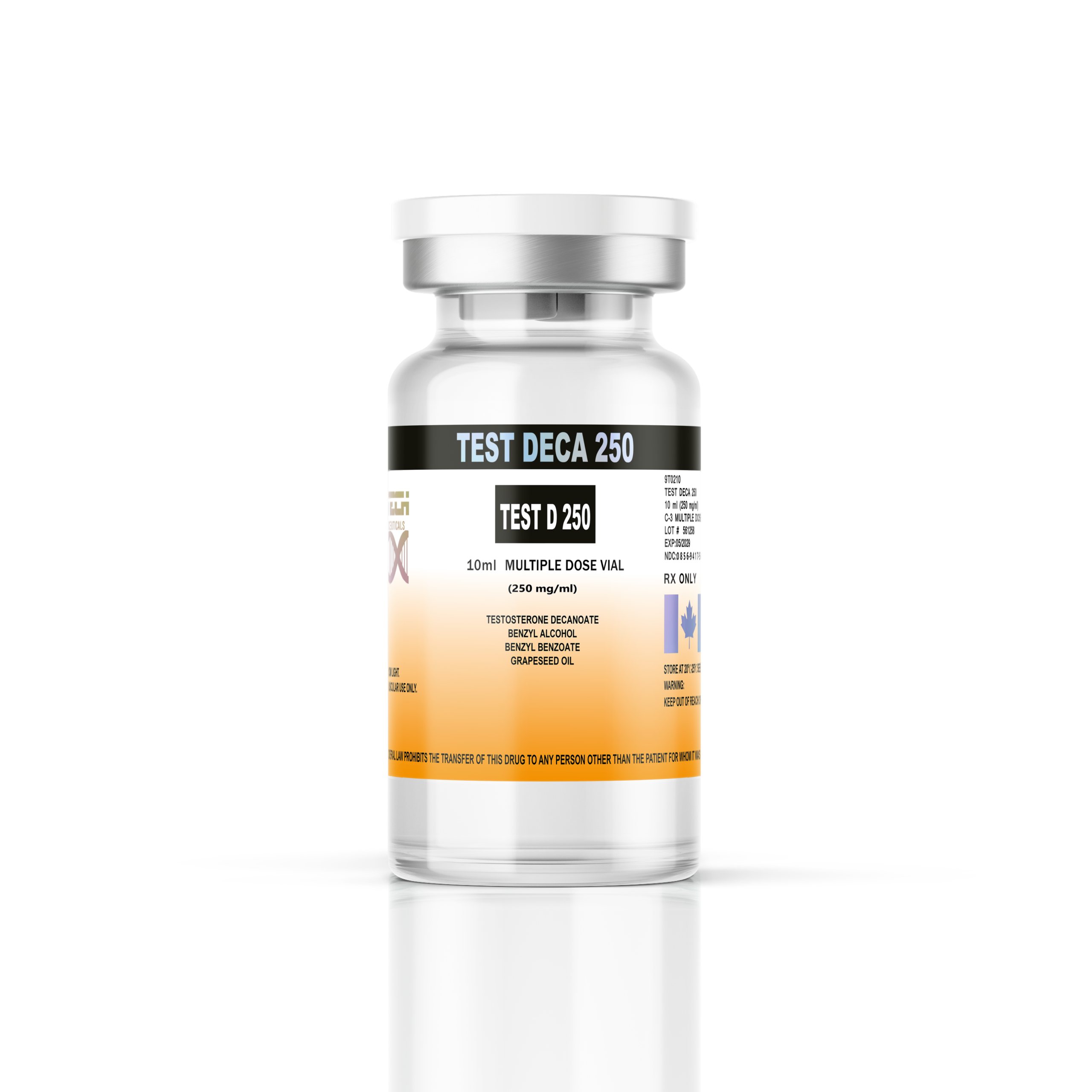 TESTOSTERONE DECANOATE 250 MG @ 10ML